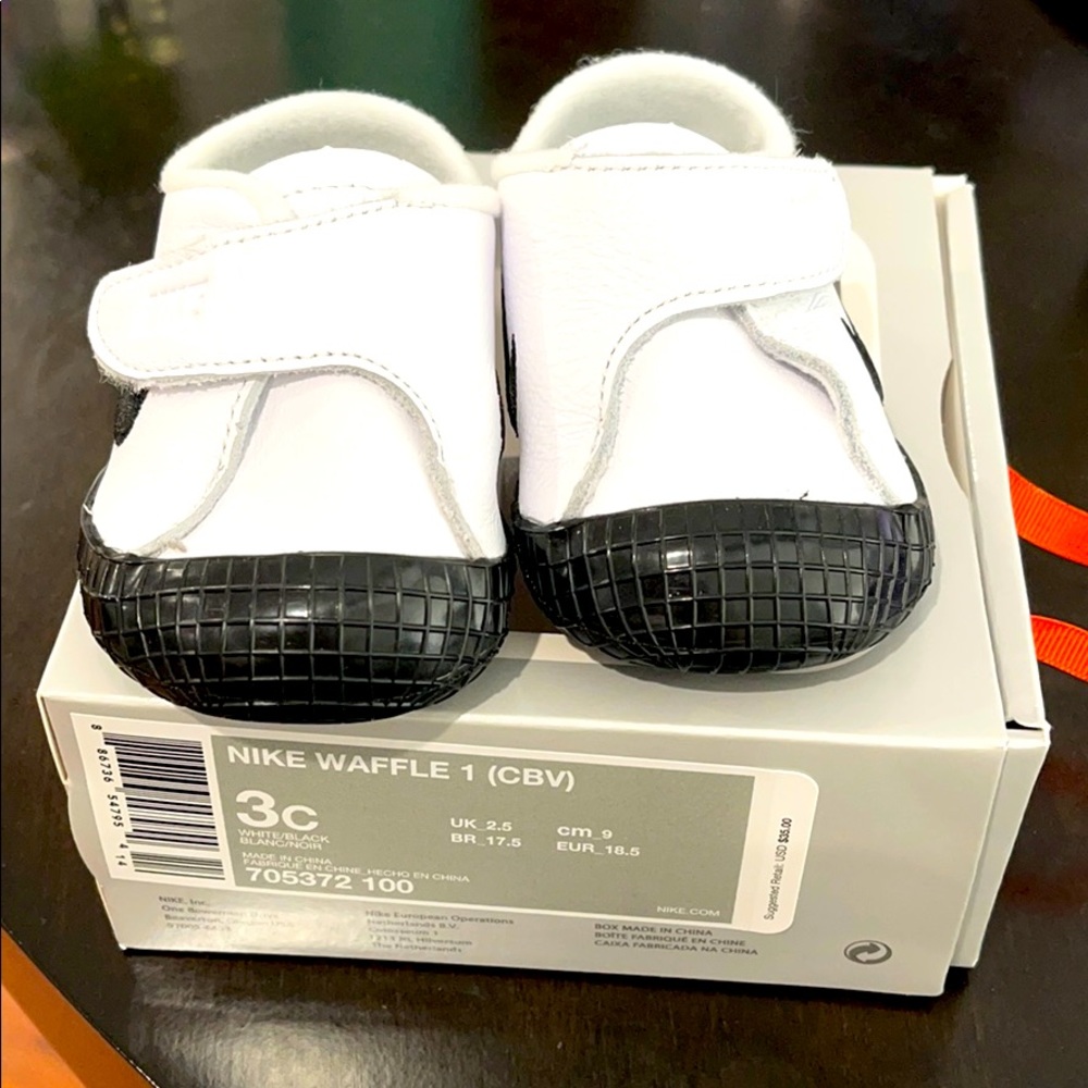 👟 NIKE WAFFLE 1 INFANT SHOE SIZE 3C 👟
